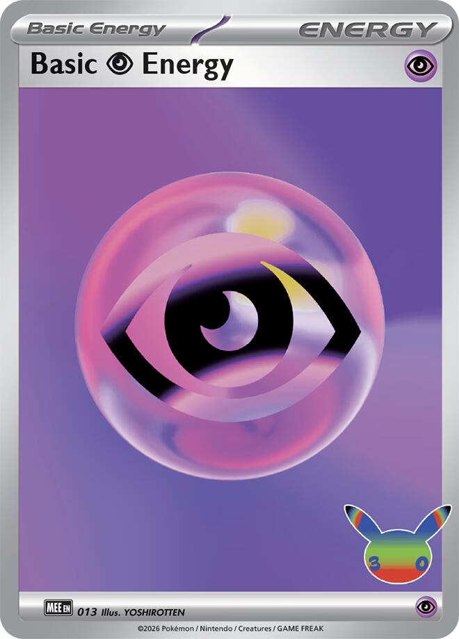 Basic Psychic Energy (013) (30th Celebration) [Mega Evolution Energies] | Tabernacle Games