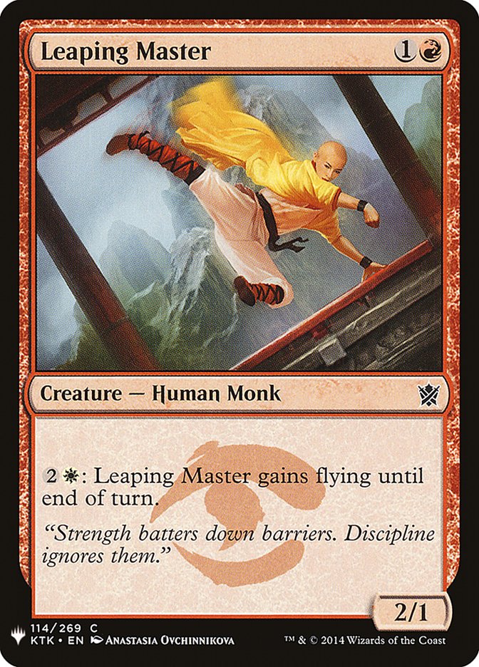 Leaping Master [Mystery Booster] | Tabernacle Games