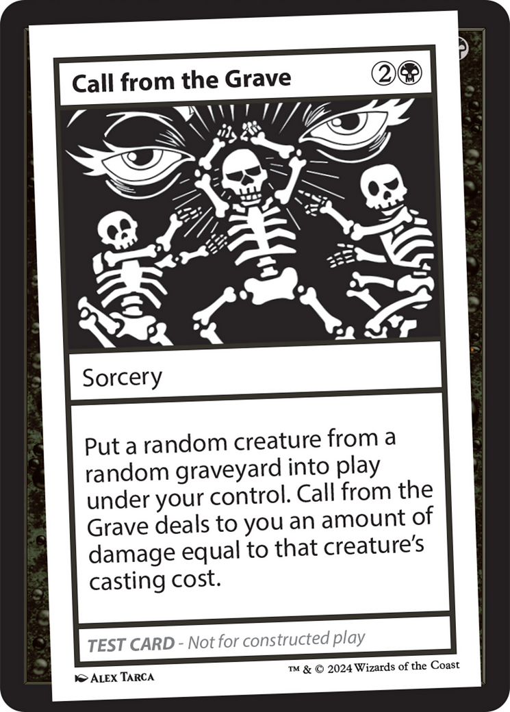 Call from the Grave [Mystery Booster 2 Playtest Cards] | Tabernacle Games