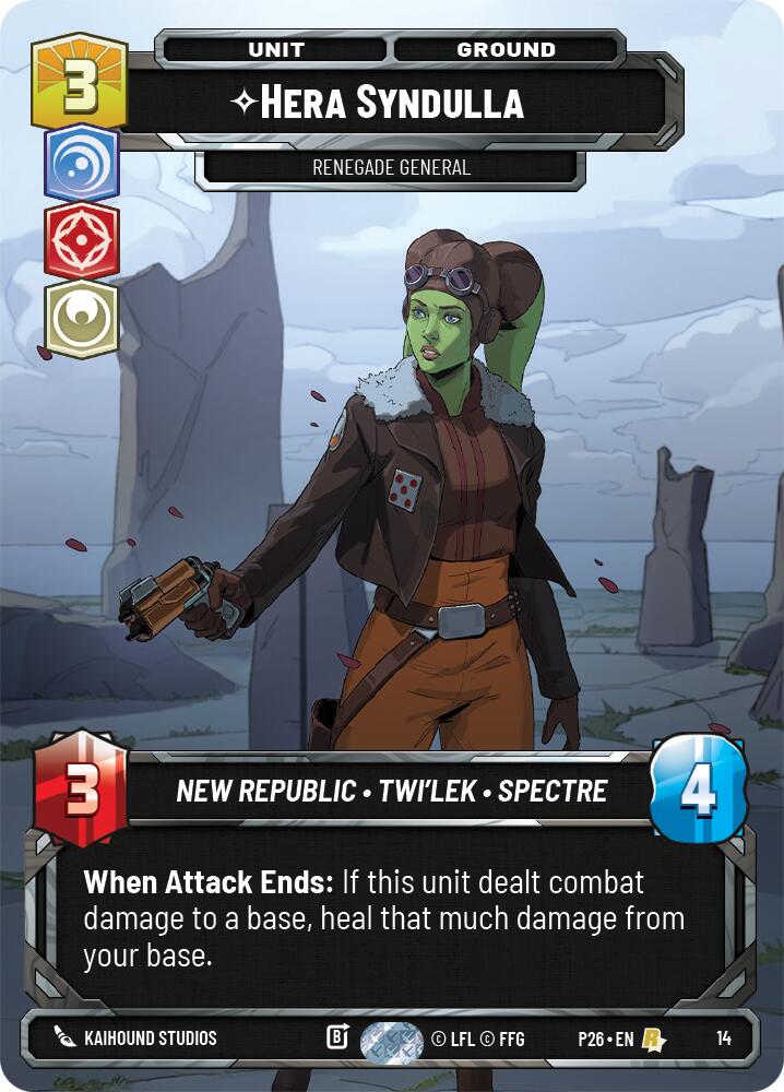 Hera Syndulla - Renegade General (14) (14) [Sector and Regional Promos: Season 2] | Tabernacle Games