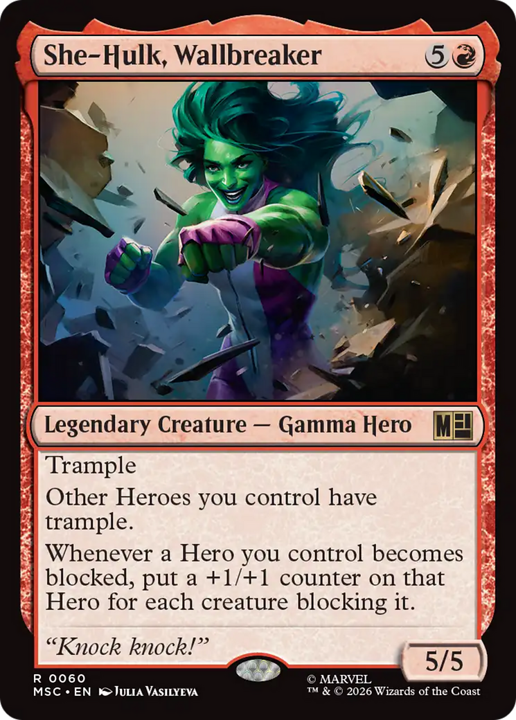 She-Hulk, Wallbreaker [Marvel Super Heroes Commander] | Tabernacle Games