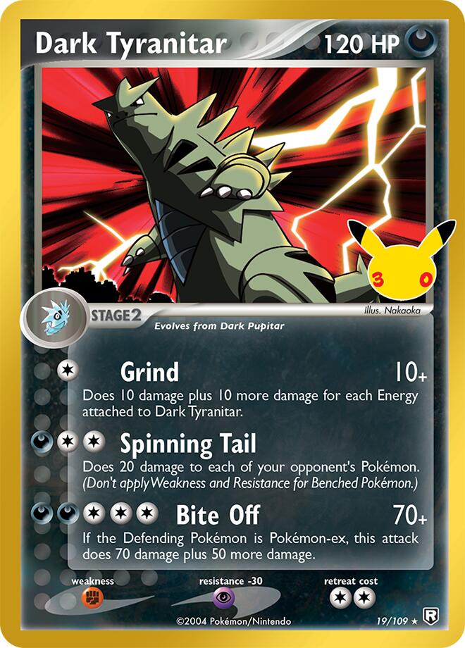 Dark Tyranitar (19/109) [Mega Evolution: 30th Celebration Classic Collection] | Maze of Fitzroy