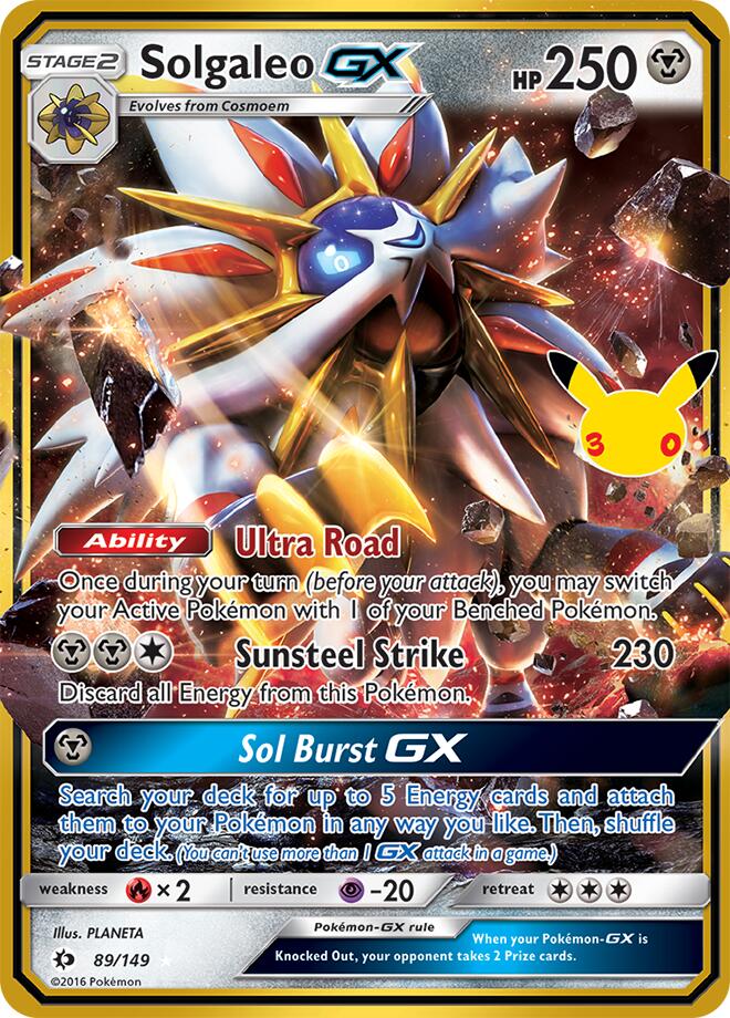 Solgaleo GX (89/149) [Mega Evolution: 30th Celebration Classic Collection] | Maze of Fitzroy