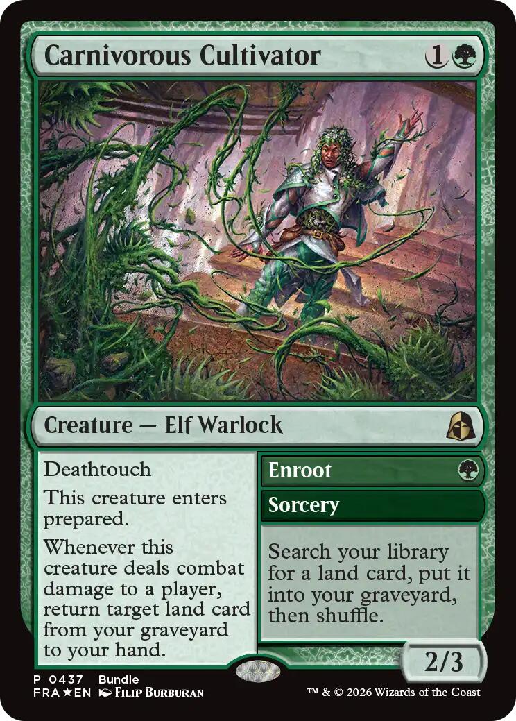 Carnivorous Cultivator (Bundle) [Reality Fracture Promos] | Tabernacle Games