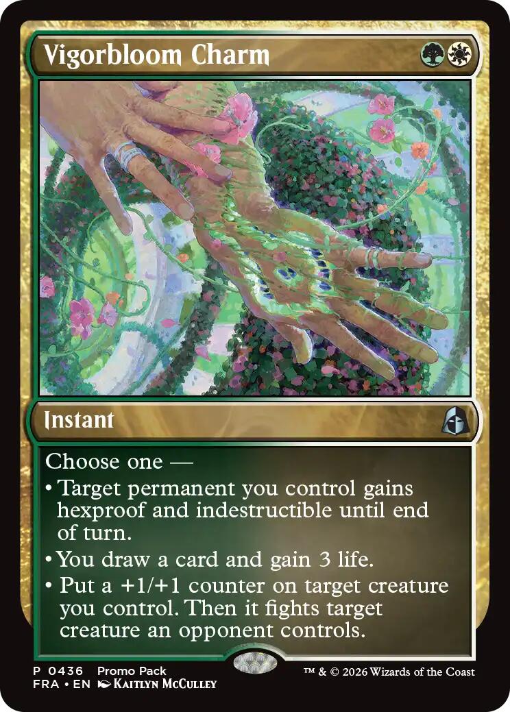 Vigorbloom Charm [Reality Fracture Promos] | Tabernacle Games