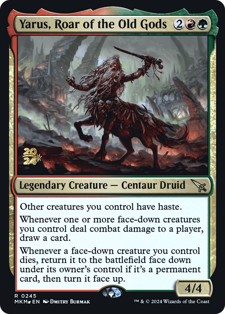 Yarus, Roar of the Old Gods [Murders at Karlov Manor Prerelease Promos] | Tabernacle Games