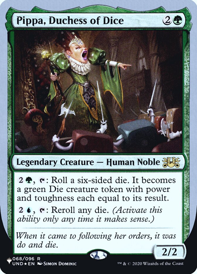 Pippa, Duchess of Dice (Unfinity Foil Edition) [The List] | Tabernacle Games