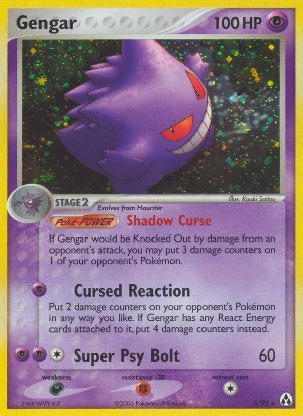 Gengar (5/92) [EX: Legend Maker] | Tabernacle Games