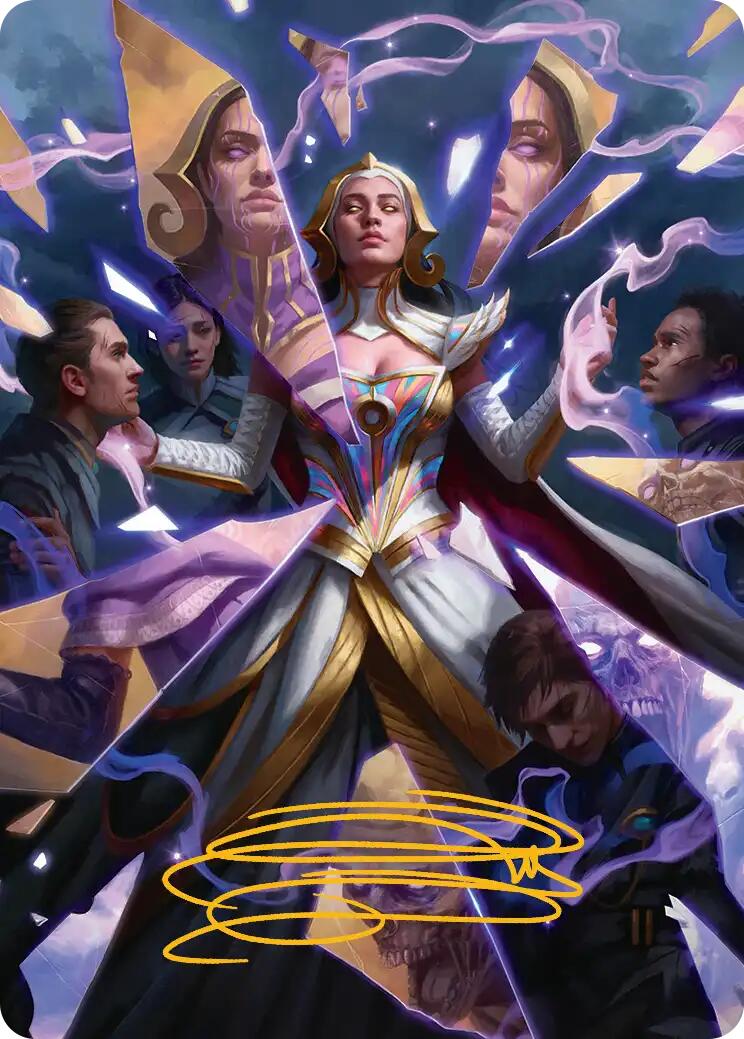 Return to the Light Realms Art Card (5/54) (Gold-Stamped Signature) [Reality Fracture Art Series] | Tabernacle Games
