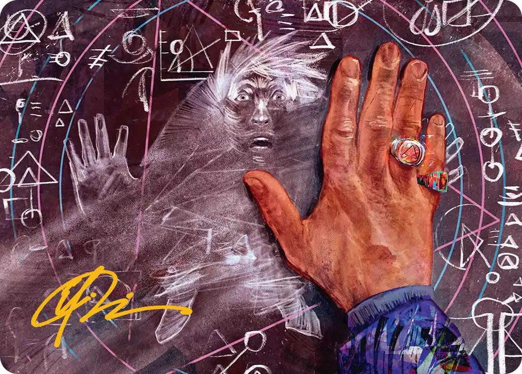 Solve for Disappointment Art Card (Gold-Stamped Signature) [Reality Fracture Art Series] | Tabernacle Games