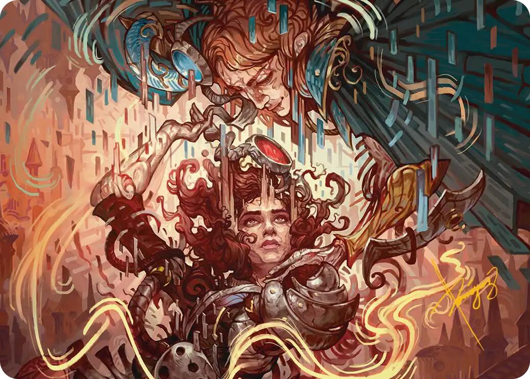 Identity Echo Art Card (Gold-Stamped Signature) [Reality Fracture Art Series] | Tabernacle Games