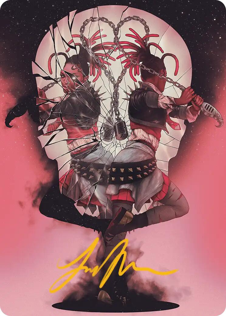 Face Yourself Art Card (Gold-Stamped Signature) [Reality Fracture Art Series] | Tabernacle Games