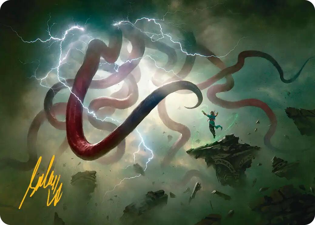 Omnipresence Art Card (Gold-Stamped Signature) [Reality Fracture Art Series] | Tabernacle Games