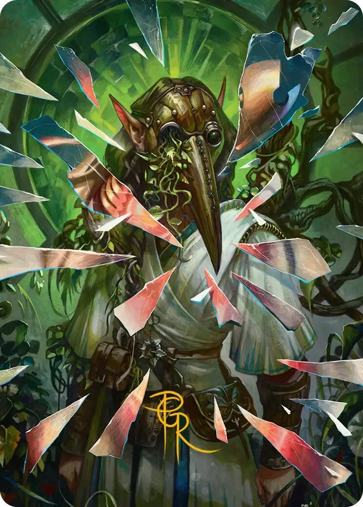 Simulacrum Shaper Art Card (Gold-Stamped Signature) [Reality Fracture Art Series] | Tabernacle Games