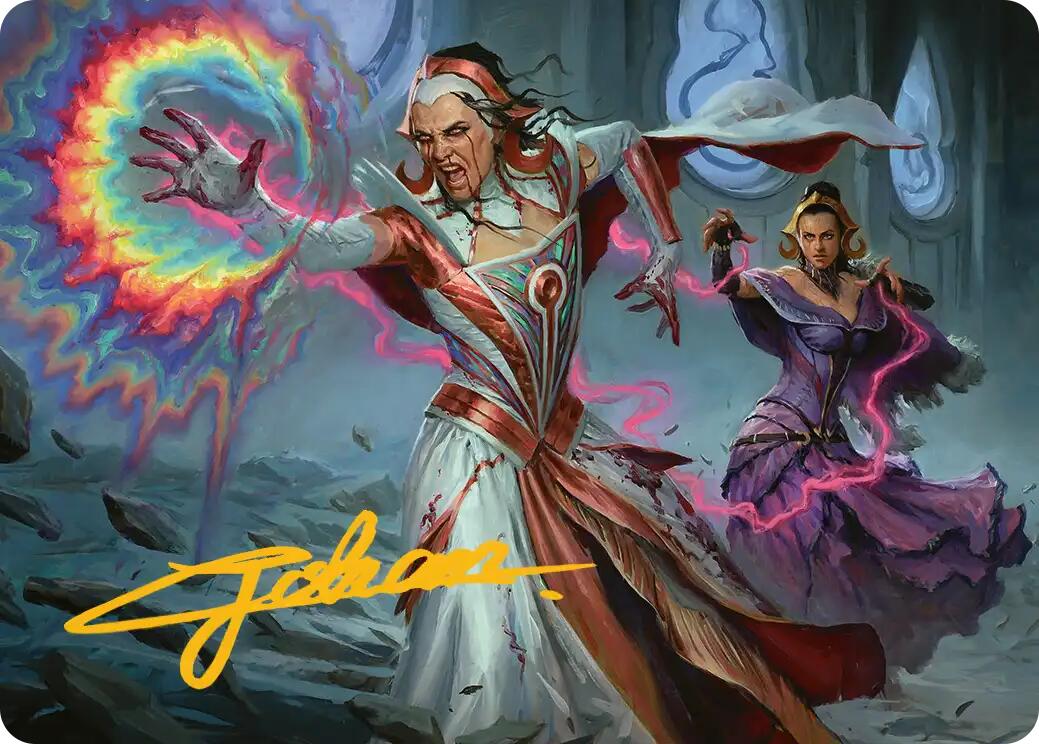 Vindictive Triumph Art Card (Gold-Stamped Signature) [Reality Fracture Art Series] | Tabernacle Games