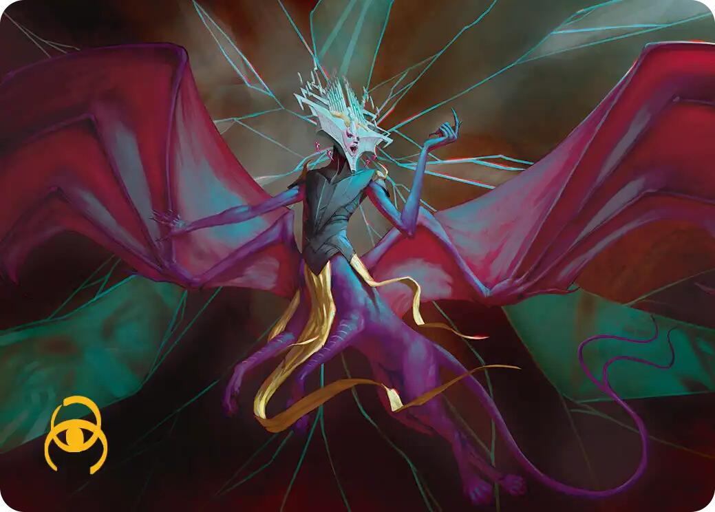 Ingris Stingerquill Art Card (Gold-Stamped Signature) [Reality Fracture Art Series] | Tabernacle Games
