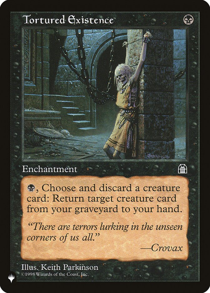 Tortured Existence [The List] | Tabernacle Games