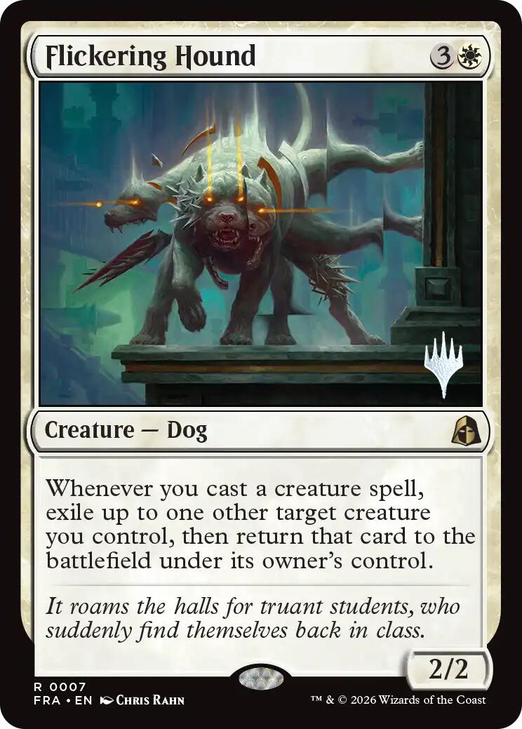 Flickering Hound [Reality Fracture Promos] | Tabernacle Games
