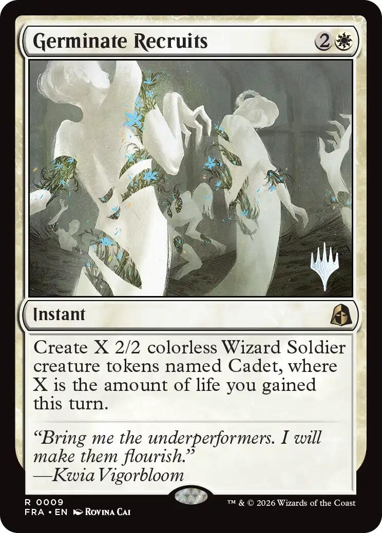Germinate Recruits [Reality Fracture Promos] | Tabernacle Games