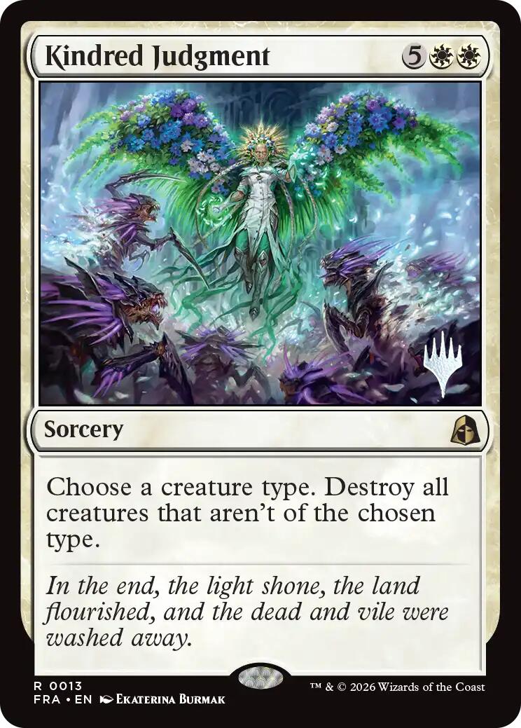 Kindred Judgment [Reality Fracture Promos] | Tabernacle Games