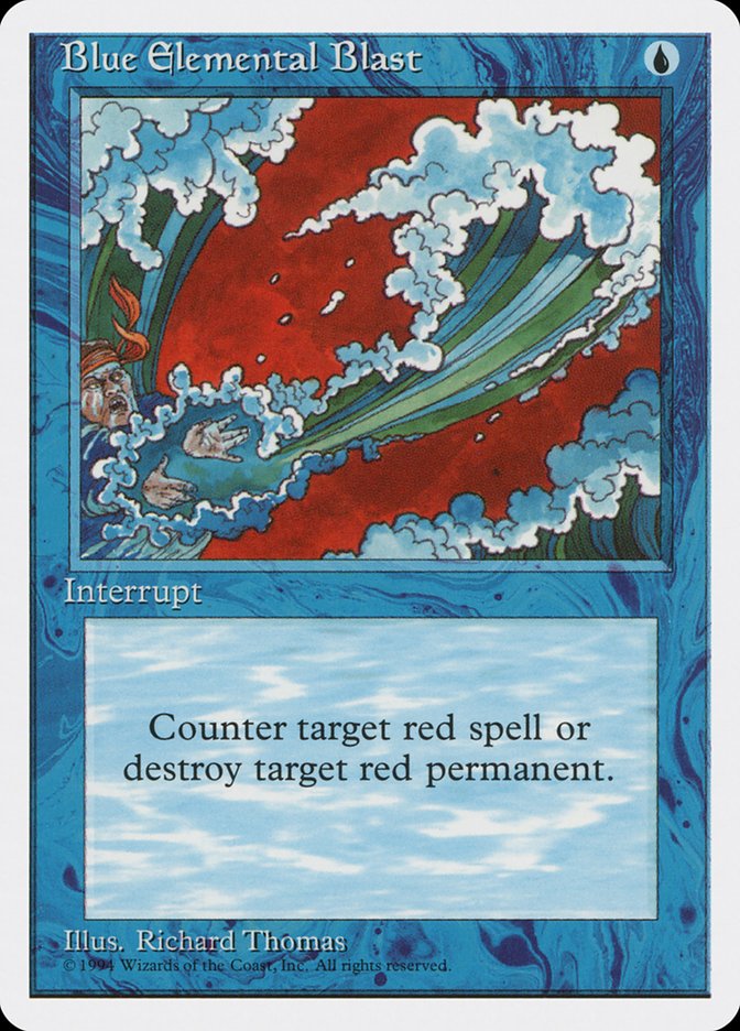 Blue Elemental Blast [Media Promos] | Tabernacle Games