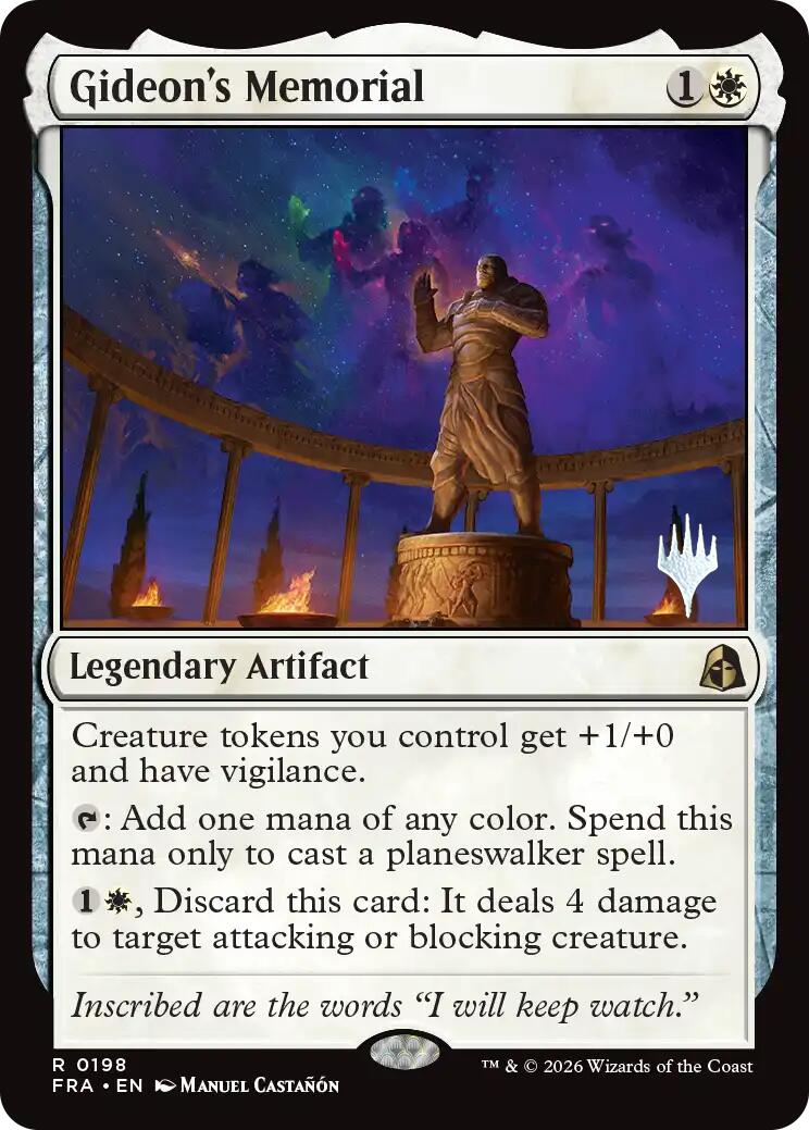 Gideon's Memorial [Reality Fracture Promos] | Tabernacle Games