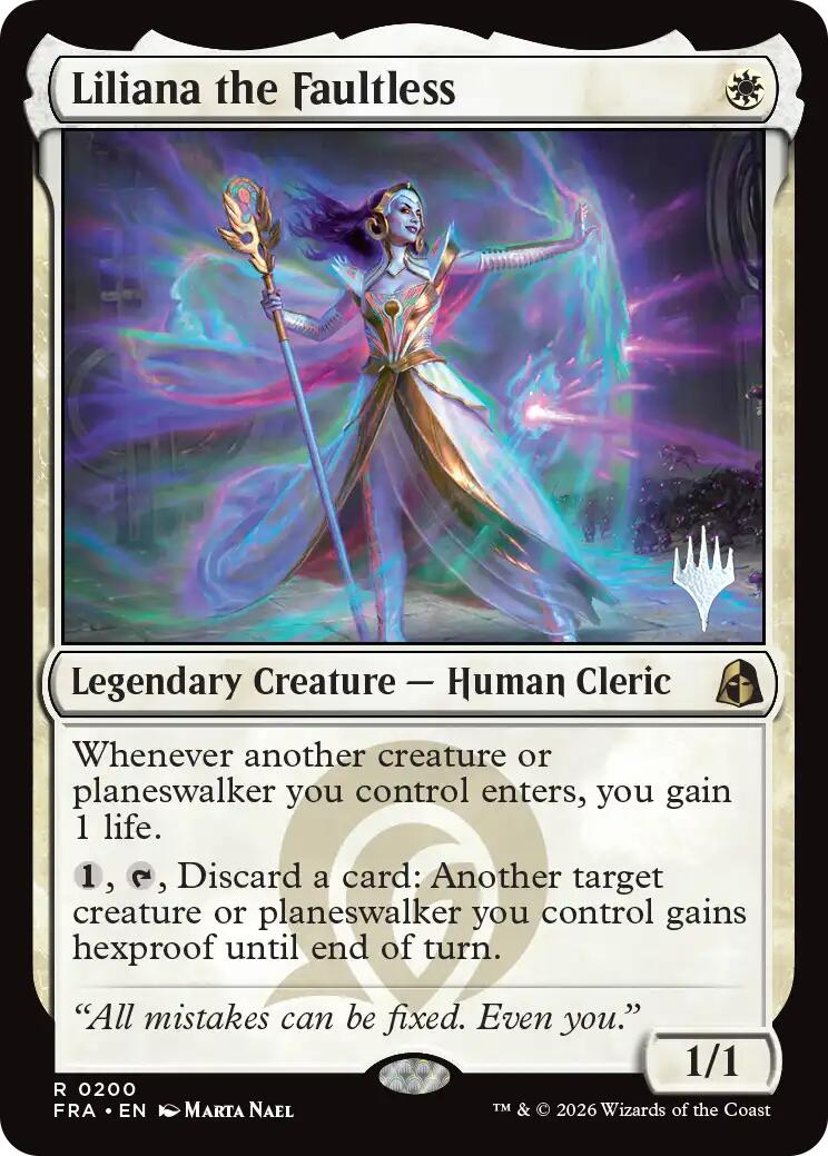 Liliana the Faultless [Reality Fracture Promos] | Tabernacle Games