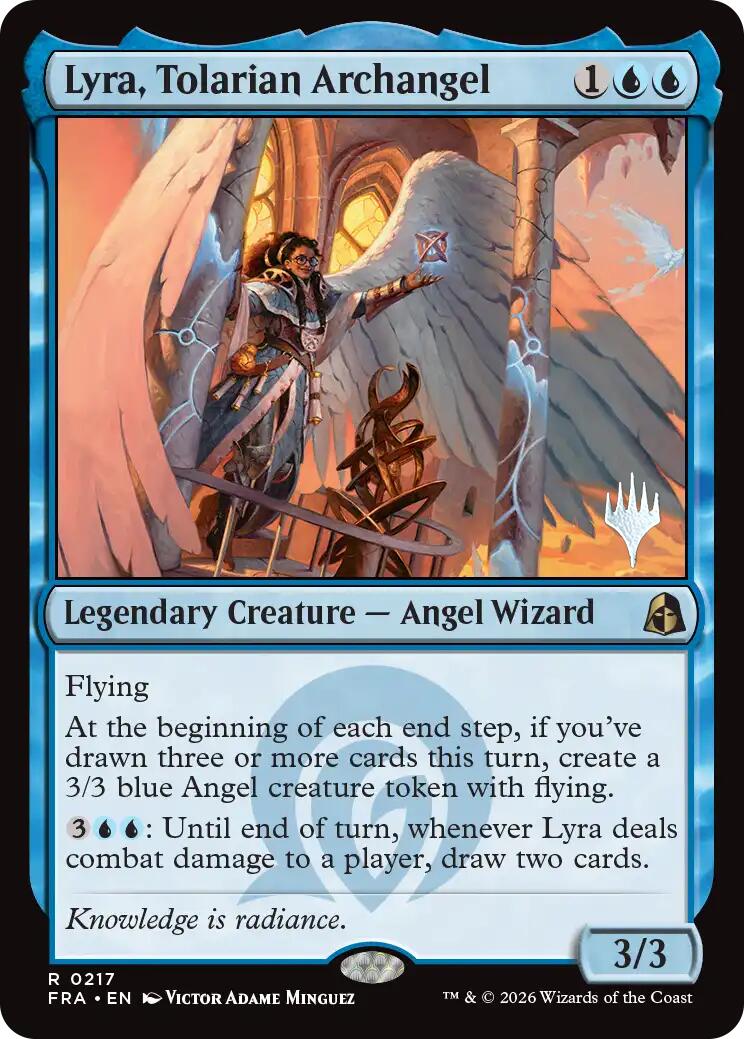Lyra, Tolarian Archangel [Reality Fracture Promos] | Tabernacle Games