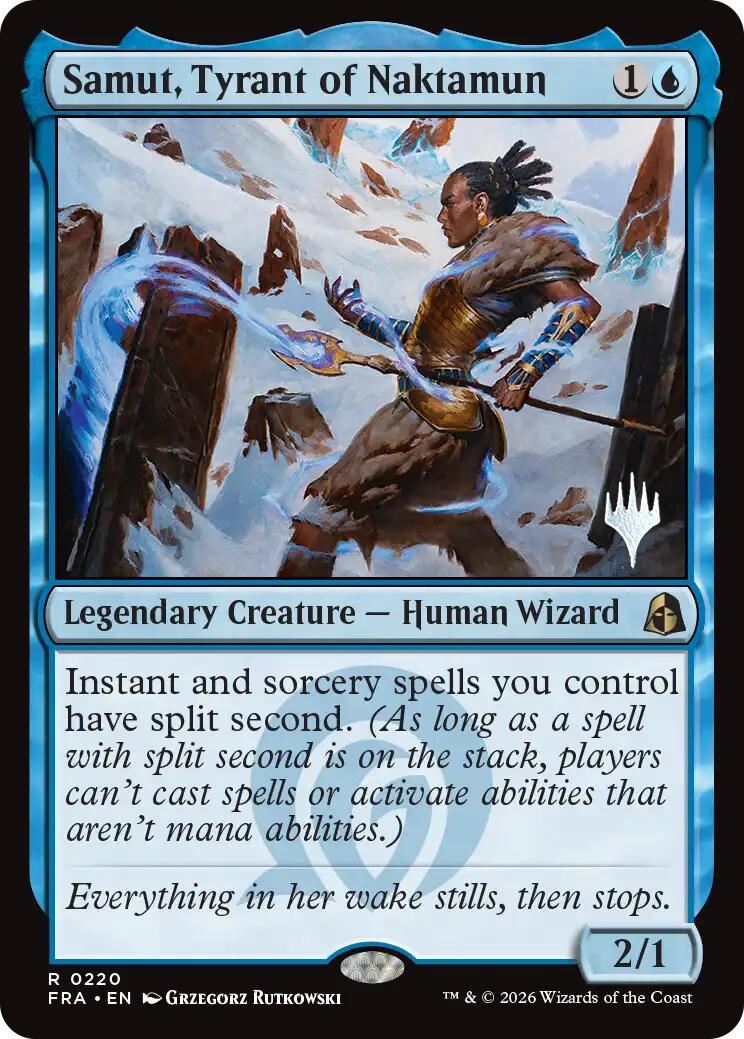 Samut, Tyrant of Naktamun [Reality Fracture Promos] | Tabernacle Games