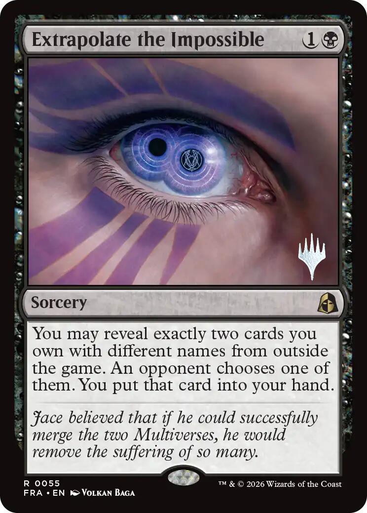 Extrapolate the Impossible [Reality Fracture Promos] | Tabernacle Games