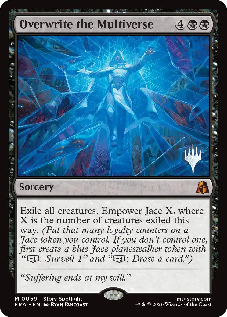 Overwrite the Multiverse [Reality Fracture Promos] | Tabernacle Games