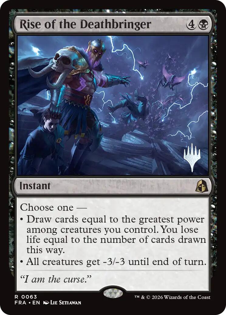 Rise of the Deathbringer [Reality Fracture Promos] | Tabernacle Games