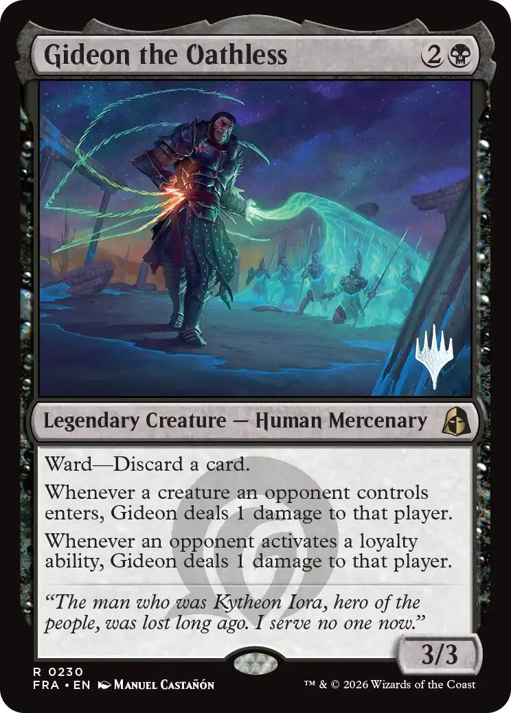 Gideon the Oathless [Reality Fracture Promos] | Tabernacle Games
