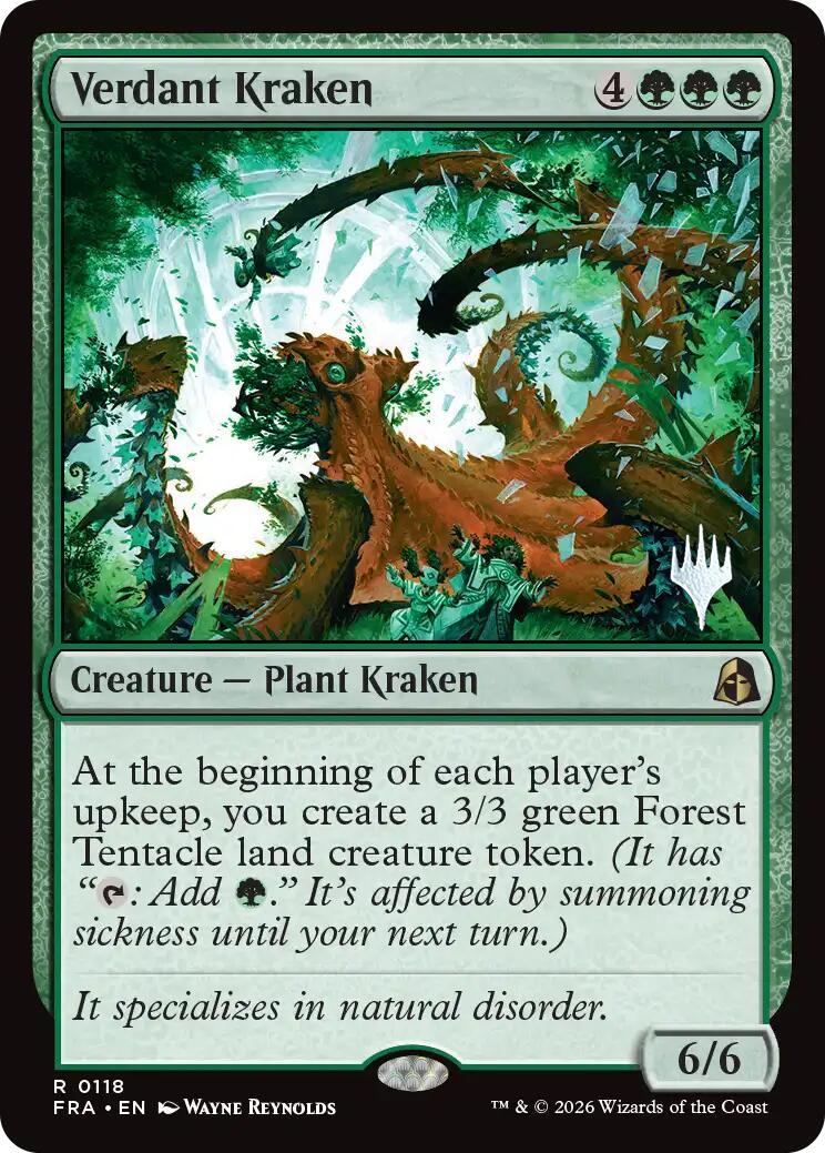 Verdant Kraken [Reality Fracture Promos] | Tabernacle Games