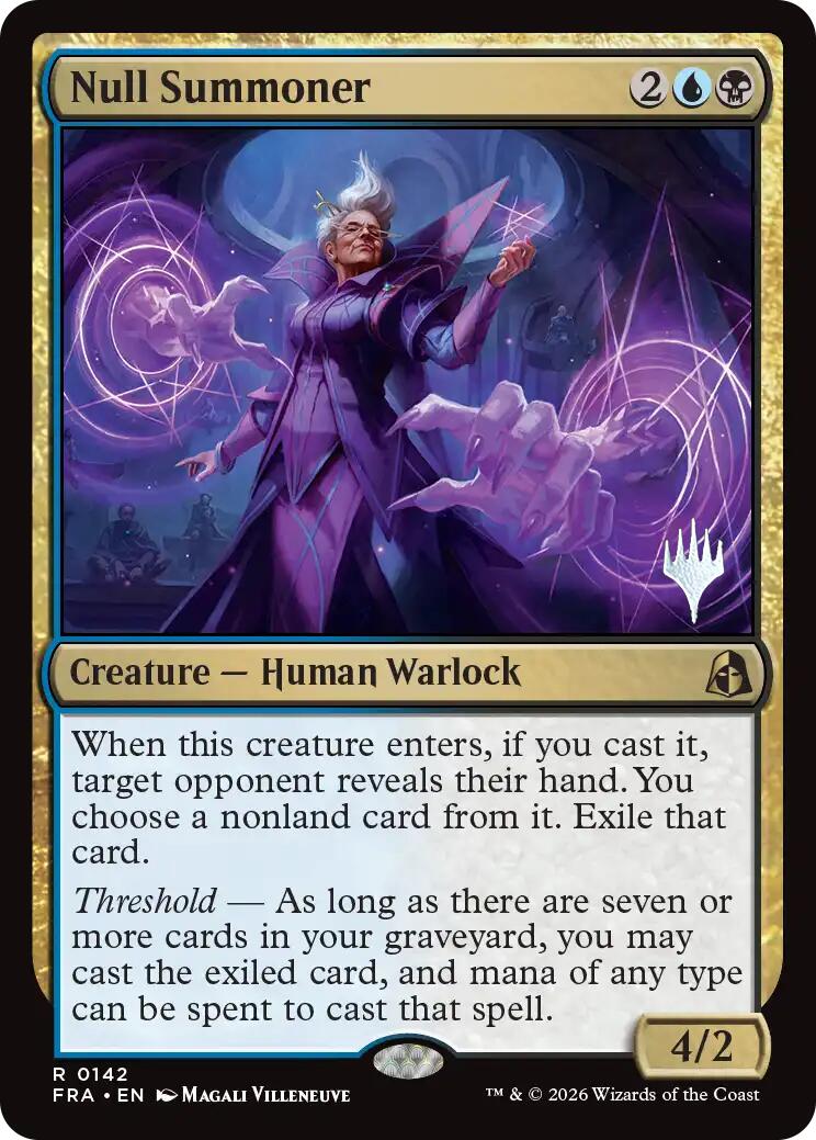 Null Summoner [Reality Fracture Promos] | Tabernacle Games