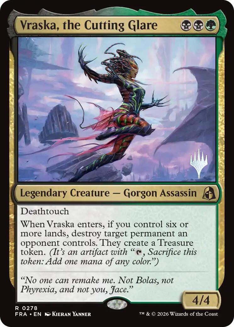 Vraska, the Cutting Glare [Reality Fracture Promos] | Tabernacle Games