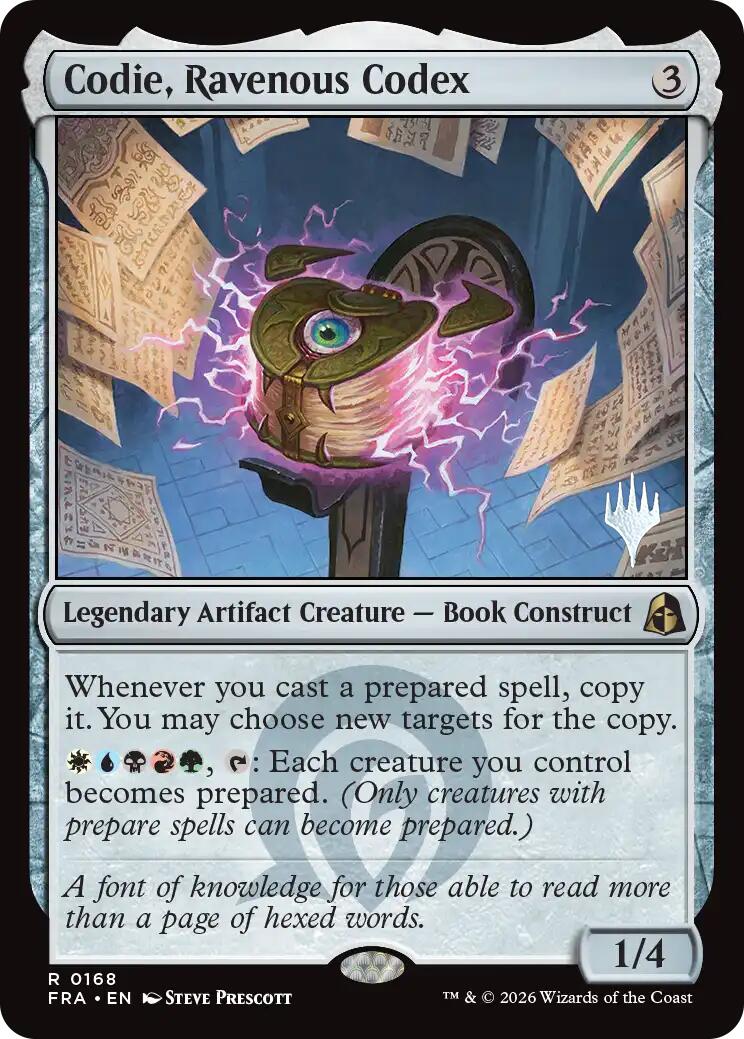 Codie, Ravenous Codex [Reality Fracture Promos] | Tabernacle Games