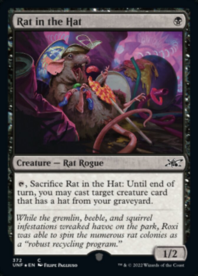 Rat in the Hat (Galaxy Foil) [Unfinity] | Tabernacle Games