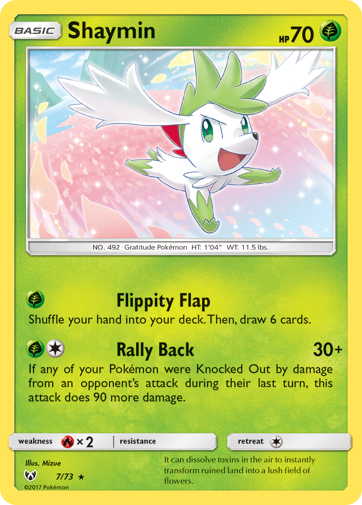 Shaymin (7/73) [Sun & Moon: Shining Legends] | Tabernacle Games
