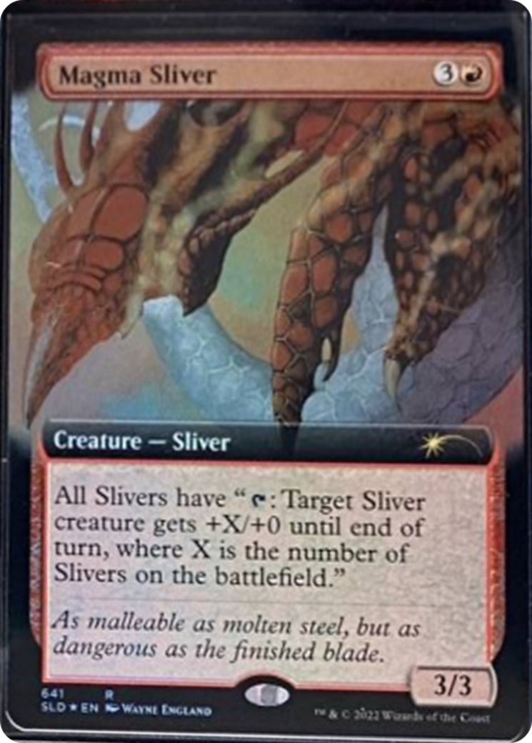 Magma Sliver (Extended Art) [Secret Lair Drop Series] | Tabernacle Games