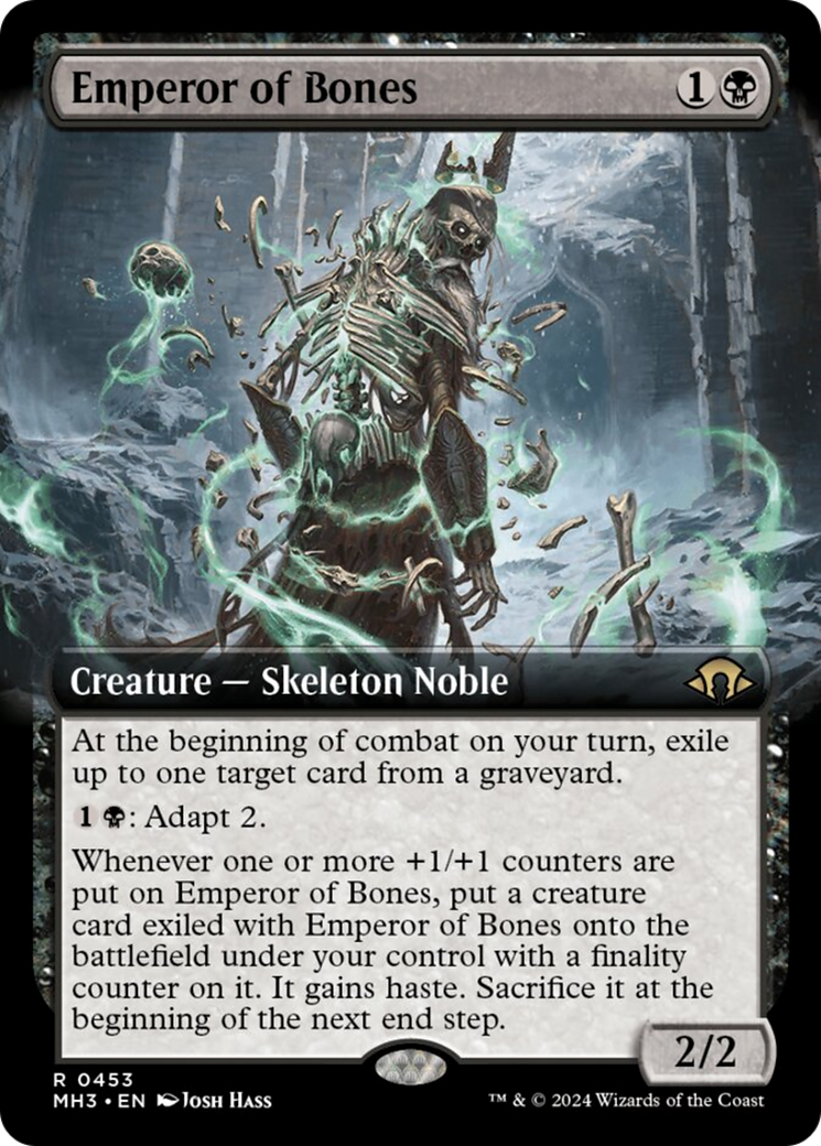 Emperor of Bones (Extended Art) [Modern Horizons 3] | Tabernacle Games