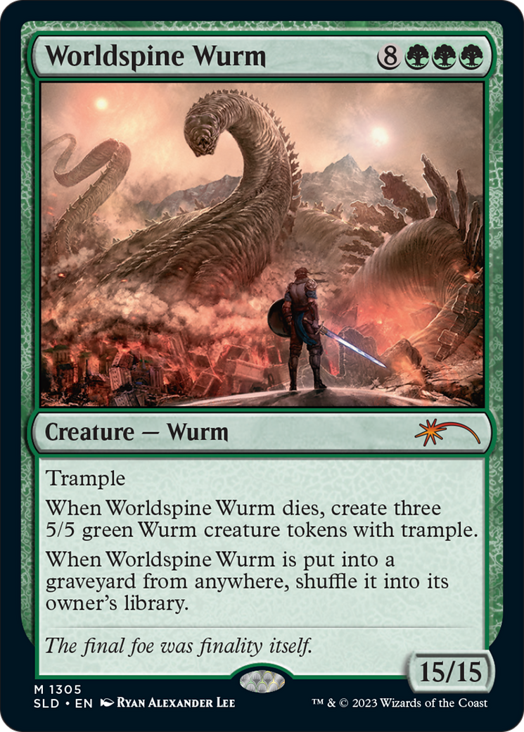 Worldspine Wurm [Secret Lair Drop Series] | Tabernacle Games