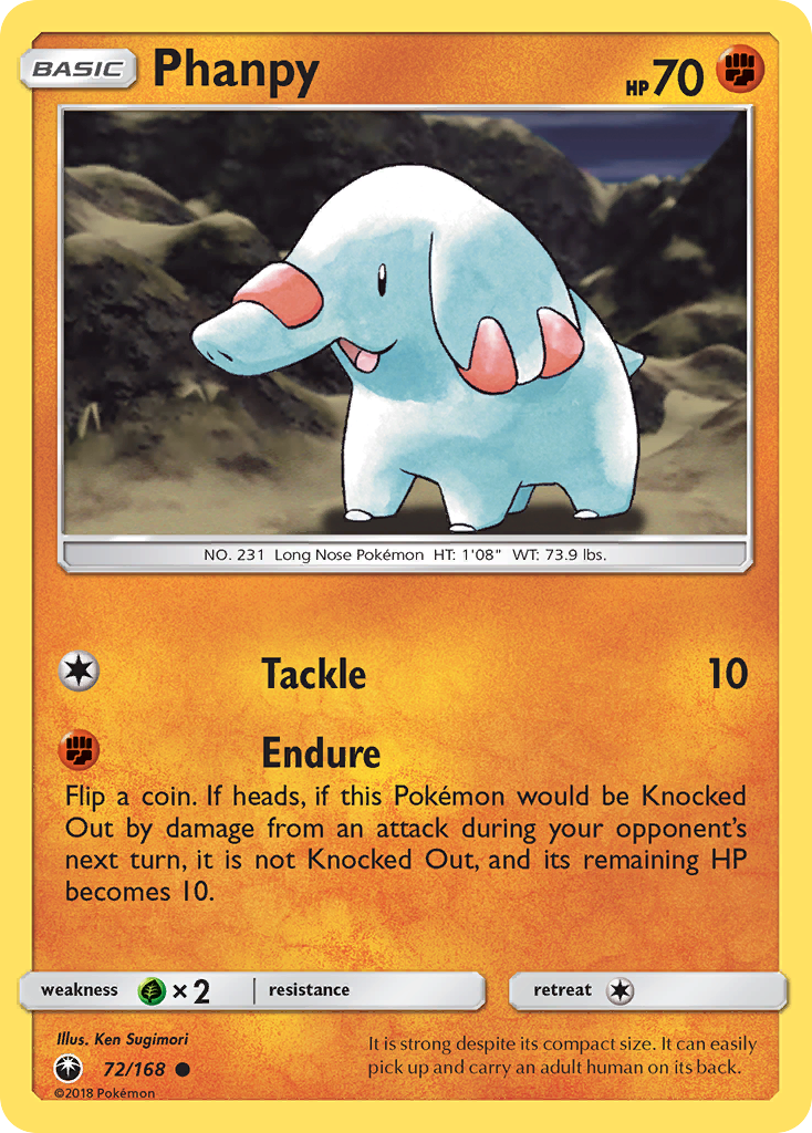 Phanpy (72/168) [Sun & Moon: Celestial Storm] | Tabernacle Games