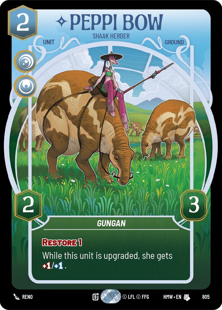 Peppi Bow - Shaak Herder (805) (Prestige) (805) [Homeworlds] | Tabernacle Games