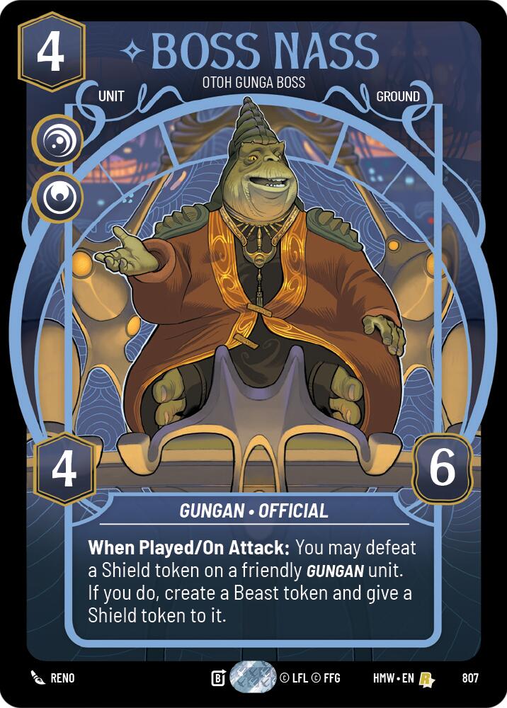 Boss Nass - Otoh Gunga Boss (807) (Prestige) (807) [Homeworlds] | Tabernacle Games