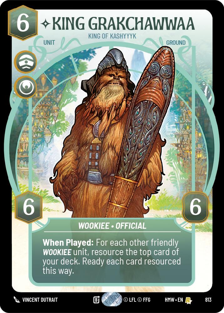 King Grakchawwaa - King of Kashyyyk (813) (Prestige) (813) [Homeworlds] | Tabernacle Games