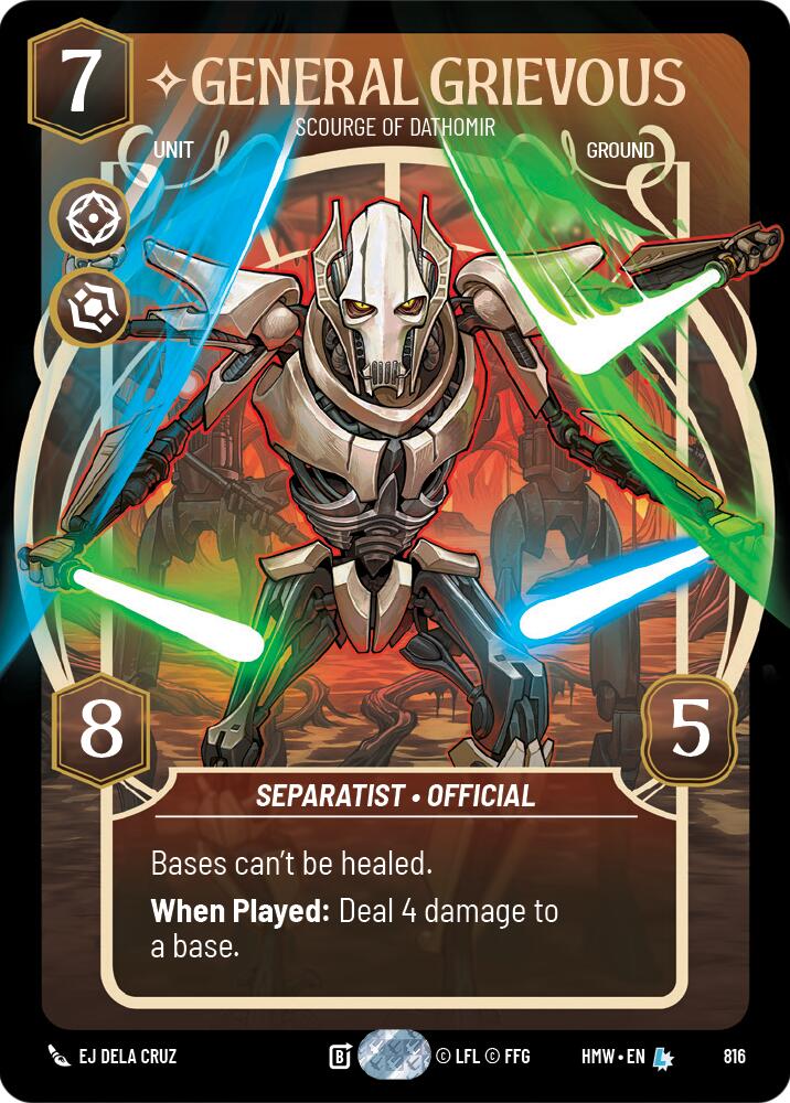 General Grievous - Scourge of Dathomir (816) (Prestige) (816) [Homeworlds] | Tabernacle Games