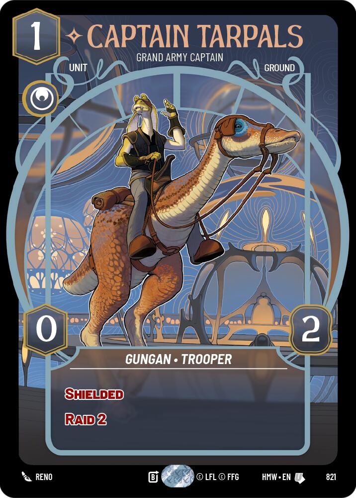 Captain Tarpals - Grand Army Captain (821) (Prestige) (821) [Homeworlds] | Tabernacle Games