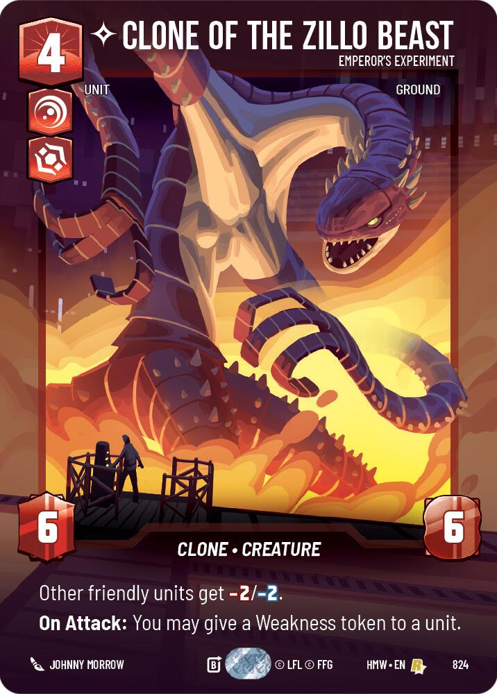 Clone of the Zillo Beast - Emperor's Experiment (824) (Prestige) (824) [Homeworlds] | Tabernacle Games