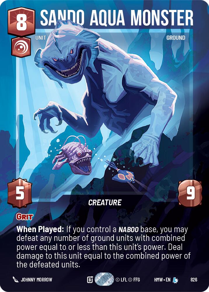 Sando Aqua Monster (826) (Prestige) (826) [Homeworlds] | Tabernacle Games